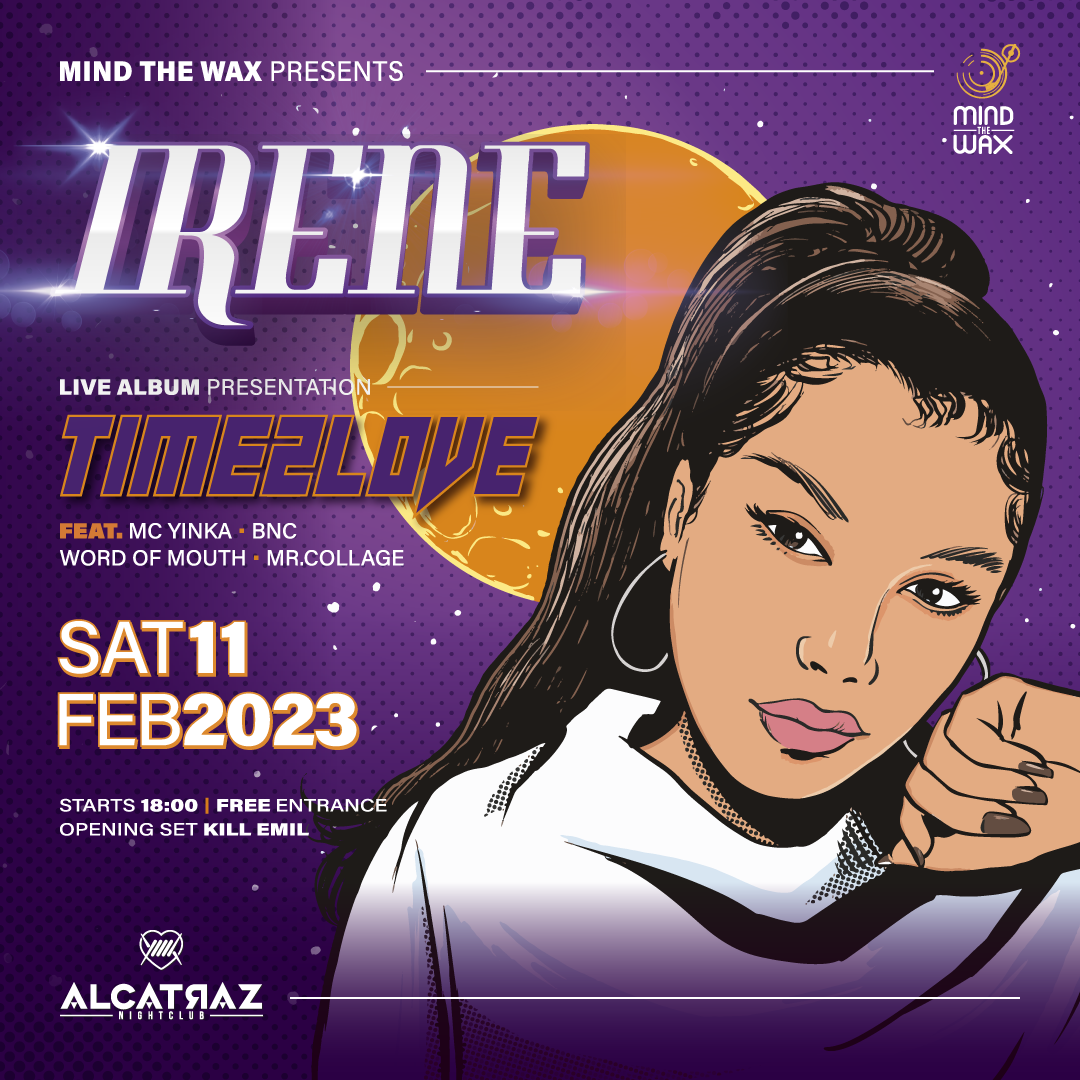 Το Alcatraz live club υποδέχεται την IRENE σε ένα μοναδικό r&amp;b live, το Σάββατο 11 Φεβρουαρίου   