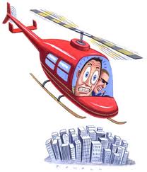 Επιχειρηματίας τα έκανε... λίμπα με το ελικόπτερό του!