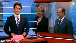 Έβαλαν μουστάκι "Xίτλερ" στην Μέρκελ (ΒΙΝΤΕΟ)...