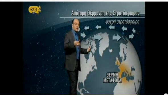 Αιφνίδια θέρμανση της στρατόσφαιρας! (ΒΙΝΤΕΟ)