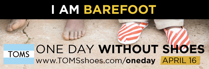 Την Τρίτη 16 Απριλίου βγάζουμε όλοι τα παπούτσια μας!!!