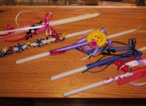 Πασχαλινή λαμπάδα ... σε τέσσερα βήματα!!!