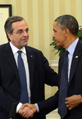 Το ατύχημα του Σαμαρά στο Λευκό Οίκο… (φωτο)