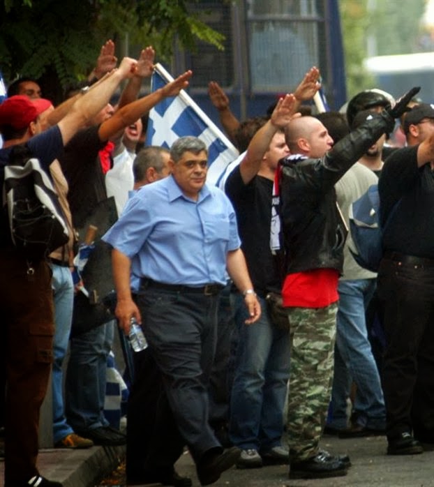 Διαδρομή στην πορεία της ναζιστικής συμμορίας!!! (βίντεο)