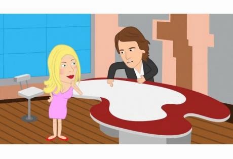 Έκαναν τη Μενεγάκη… καρτούν!!!