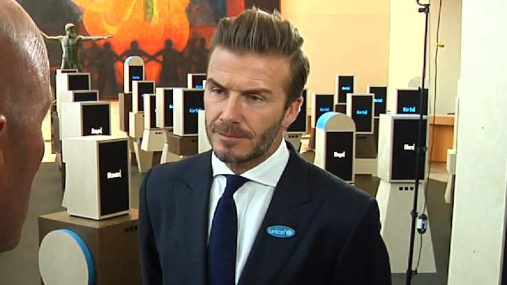 Ο David Beckham… δίπλα στα παιδιά του κόσμου!!!