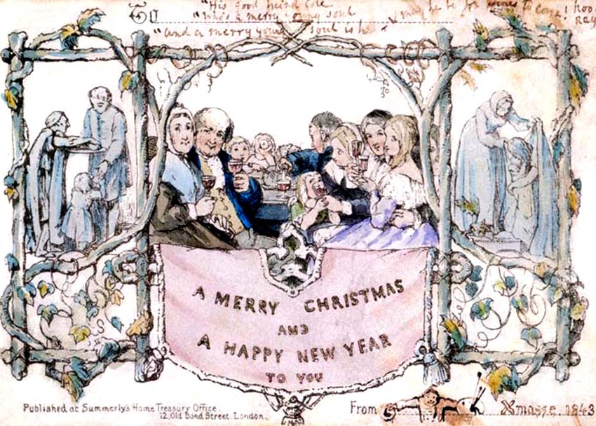 Πότε κυκλοφόρησε η πρώτη χριστουγεννιάτικη κάρτα;