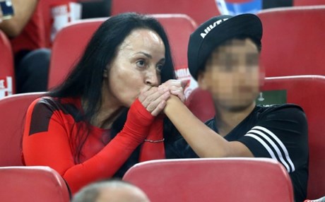 Η Βίκυ Σταμάτη στις κερκίδες του 