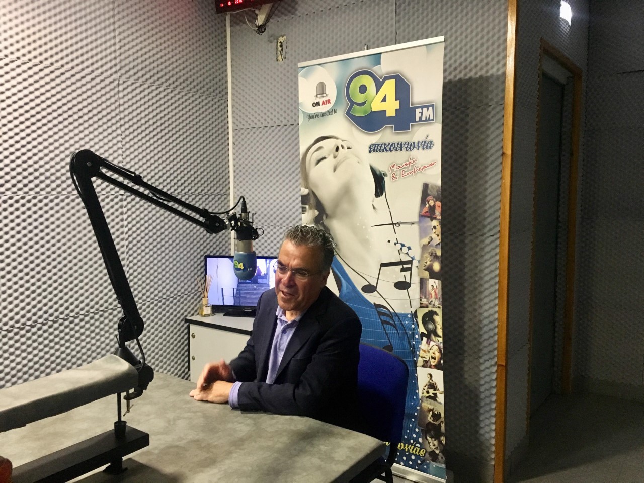 Ο Αργύρης Ντινόπουλος στις 