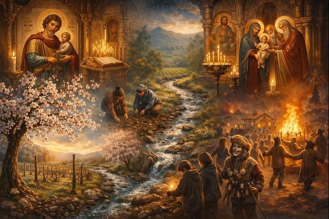 Φεβρουάριος, όταν ανοίγουν οι φλέβες της γης