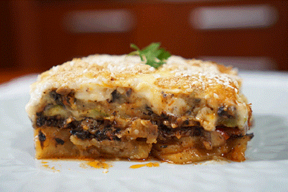 Μουσακάς νηστίσιμος από το Άγιο Όρος