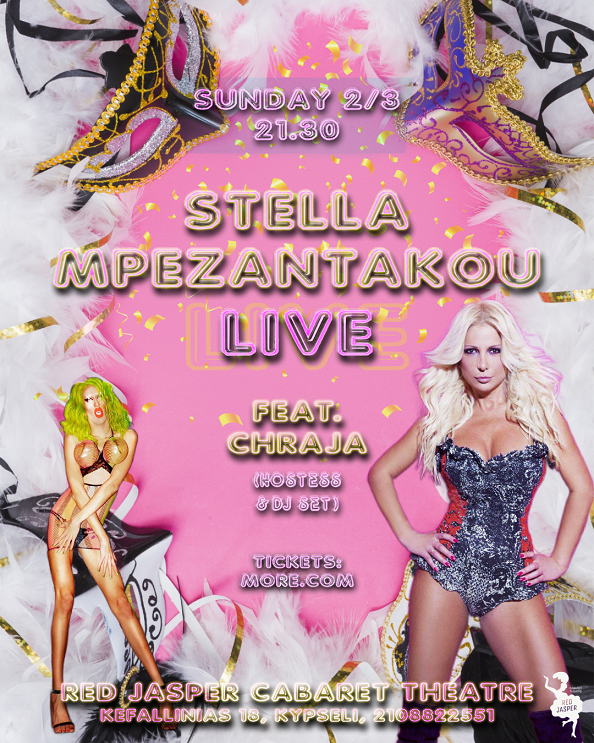 Η Στέλλα Μπεζαντάκου LIVE στο Red Jasper Cabaret Theatre  