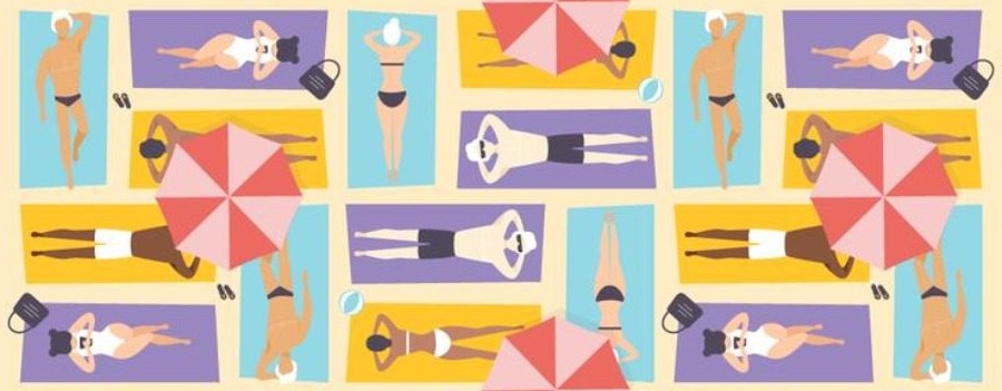 Μπορείτε να βρείτε τη γυναίκα που διαβάζει βιβλίο στην παραλία;